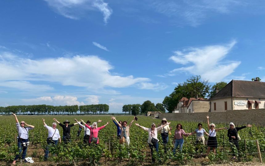 Girls Guide to the World, the travel company that organized this 2022 visit to France's Burgundy wine region, has a strict apolitical policy.