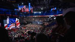 The colors are presented at the start of day four of the 2024 Republican National Convention hosted at the Fiserv Forum in Milwaukee, Wisconsin, on July 18, 2024. (Will Lanzoni/CNN)