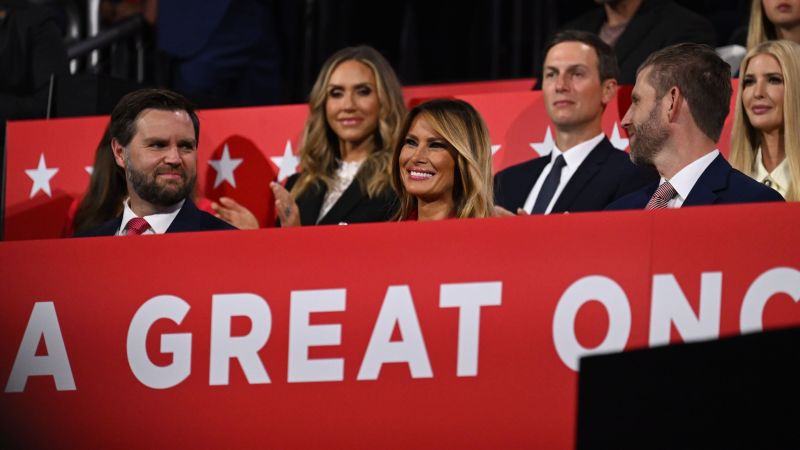 Video: Donald Trump recognizes wife Melania in RNC speech | CNN Politics