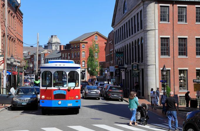 <strong>Historic center:</strong> Portland's Old Port neighborhood features buildings constructed after an 1866 fire.