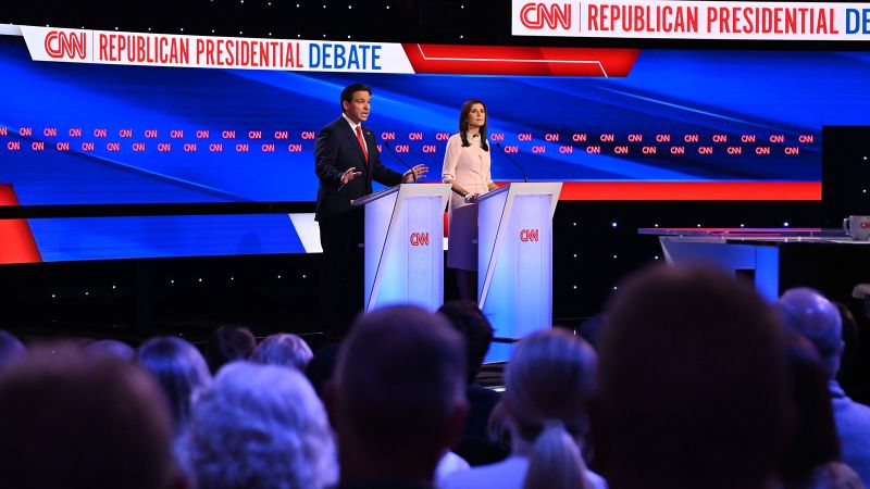 Fact Check: CNN Republican Presidential Debate With Nikki Haley And Ron ...