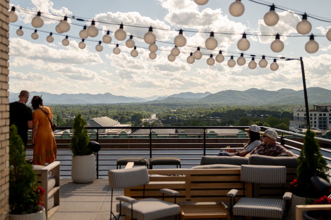 Mountains set the scene for artsy Asheville, which is rebounding after Hurricane Helene.