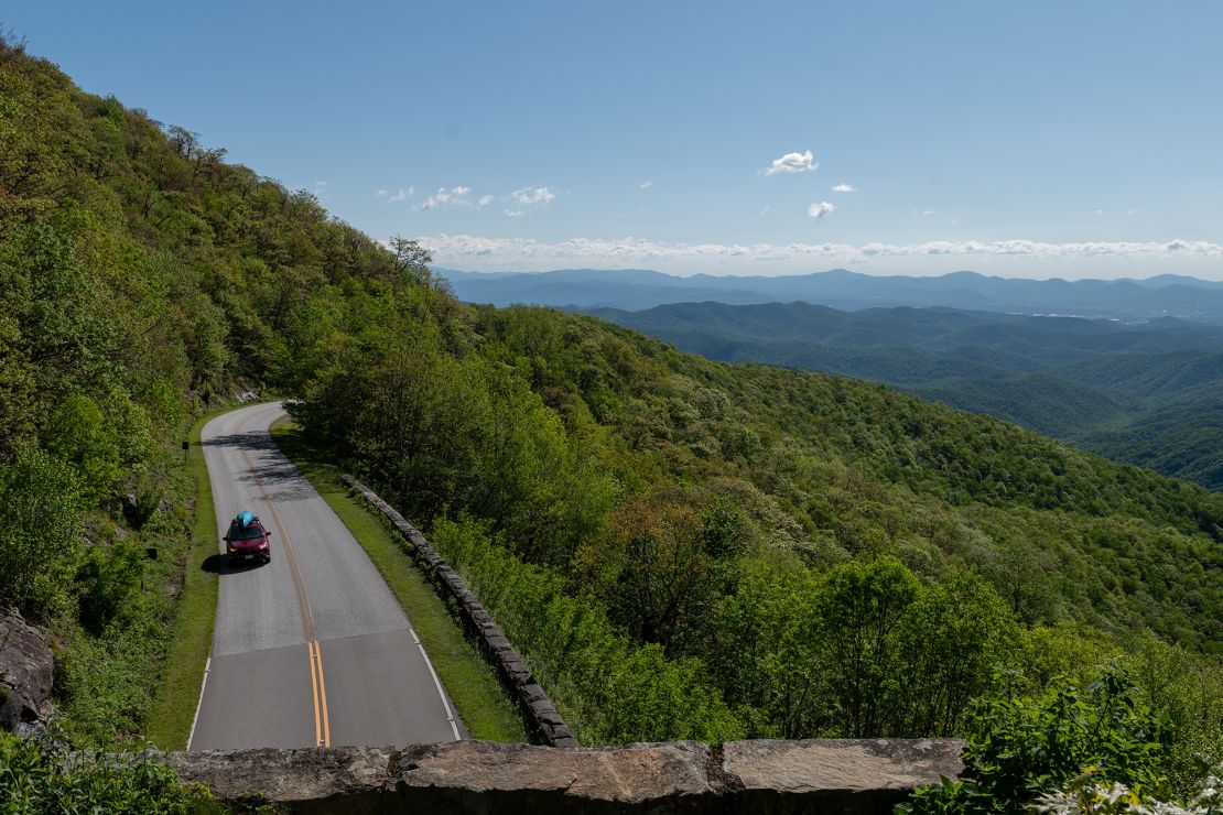Segments of the Blue Ridge Parkway near Asheville have reopened following the storm's destruction last year.
