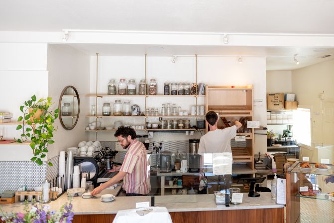 <strong>West Asheville treats: </strong>OWL bakery in West Asheville serves coffee drinks to accompany its medley of delicious pastries and breads.