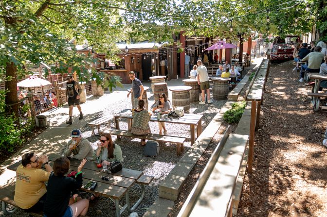 <strong>A big beer town: </strong>Burial Beer Co.'s original facility is located in Asheville's South Slope district, where nearly a dozen breweries are located.