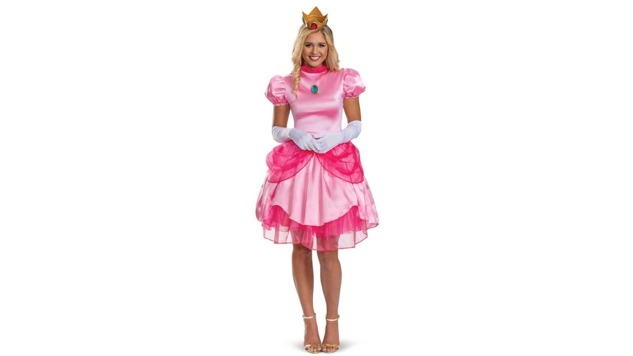 Women's Deluxe Super Mario Bros. Pretty Princess Peach Costume with Gloves.jpg