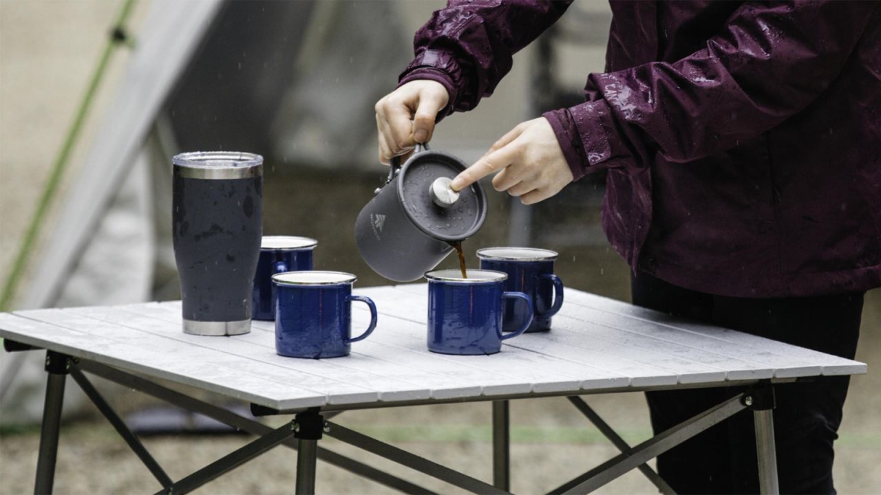 Woods Folding Quad Camping Table