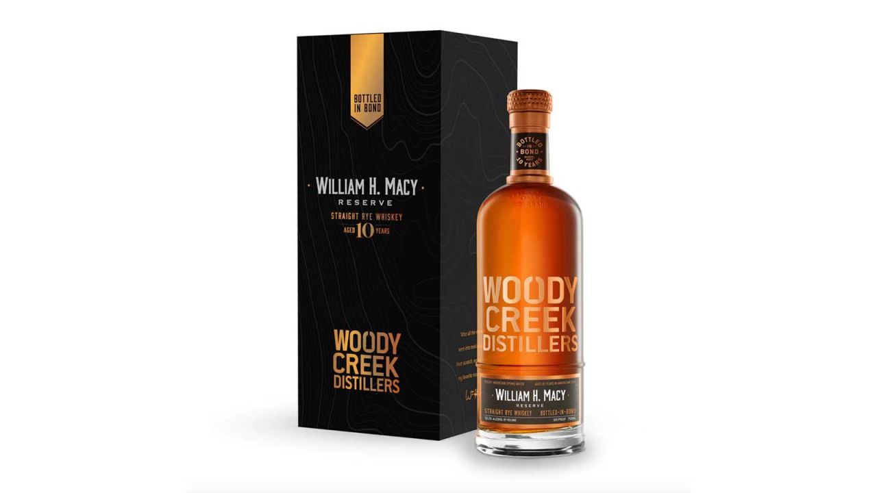 Woody Creek Distillers William H. Macy Reserve "Bottled in Bond" Straight Rye Whiskey product card CNNU.jpg
