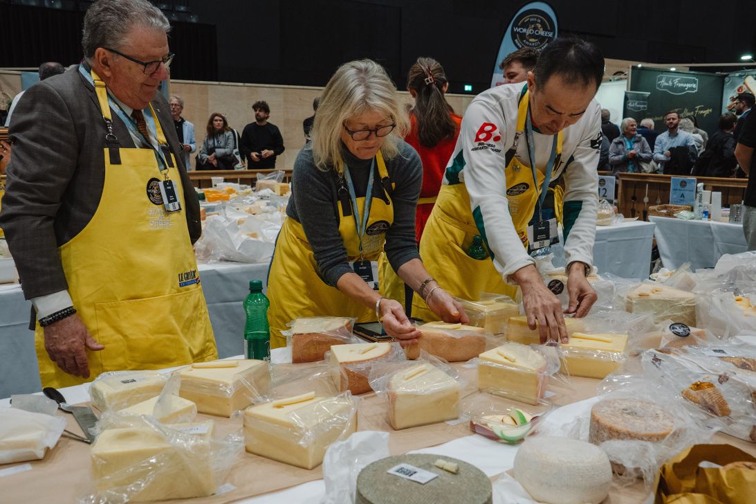 More than 250 judges from around the world judged 5,244 types of cheese.