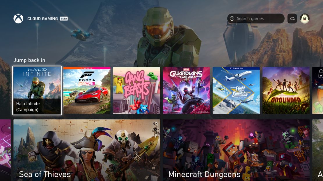 Xbox Game Pass streaming on Samsung TVs