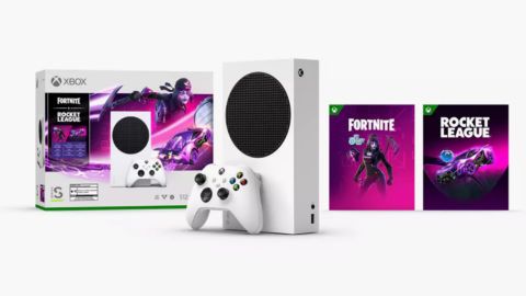 Microsoft Xbox Series S Digital Edition Fortnite and Rocket League System Bundle