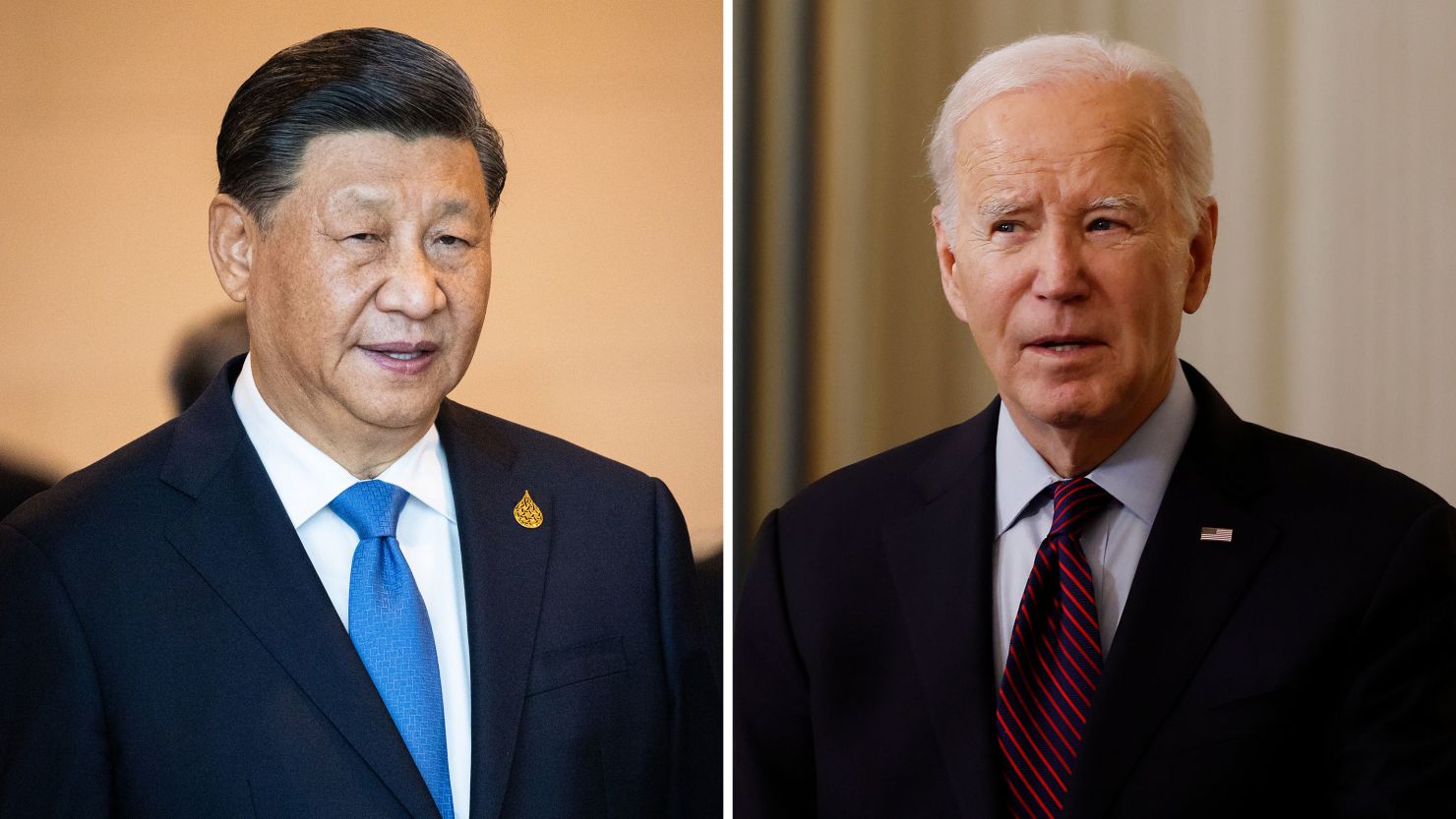 President Xi Jinping of China and United State President Joe Biden.