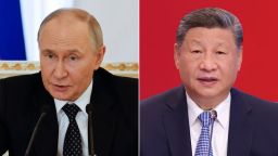 Vladimir Putin y Xi Jinping.