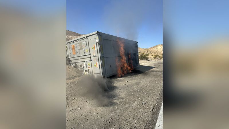 Hazardous Materials Truck Fire Closes Major Highway Between California and Las Vegas for Over 30 Hours: A Reminder of the Dangers and Necessary Precautions