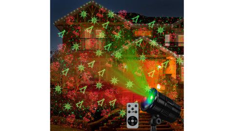XVDZS Christmas Red and Green Laser Lights Projector
