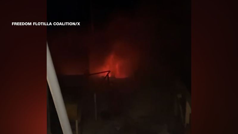 Video: Gaza ‘freedom flotilla’ alleges drone attack off coast of Malta