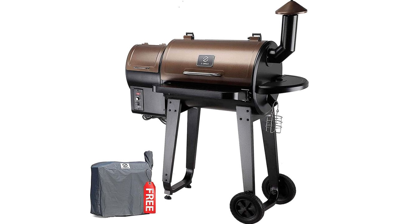  Z GRILLS ZPG-450A 2024 Upgrade Wood Pellet Grill & Smoker 6 in 1 BBQ Grill Auto Temperature Control, 450 Sq in Bronze .jpg