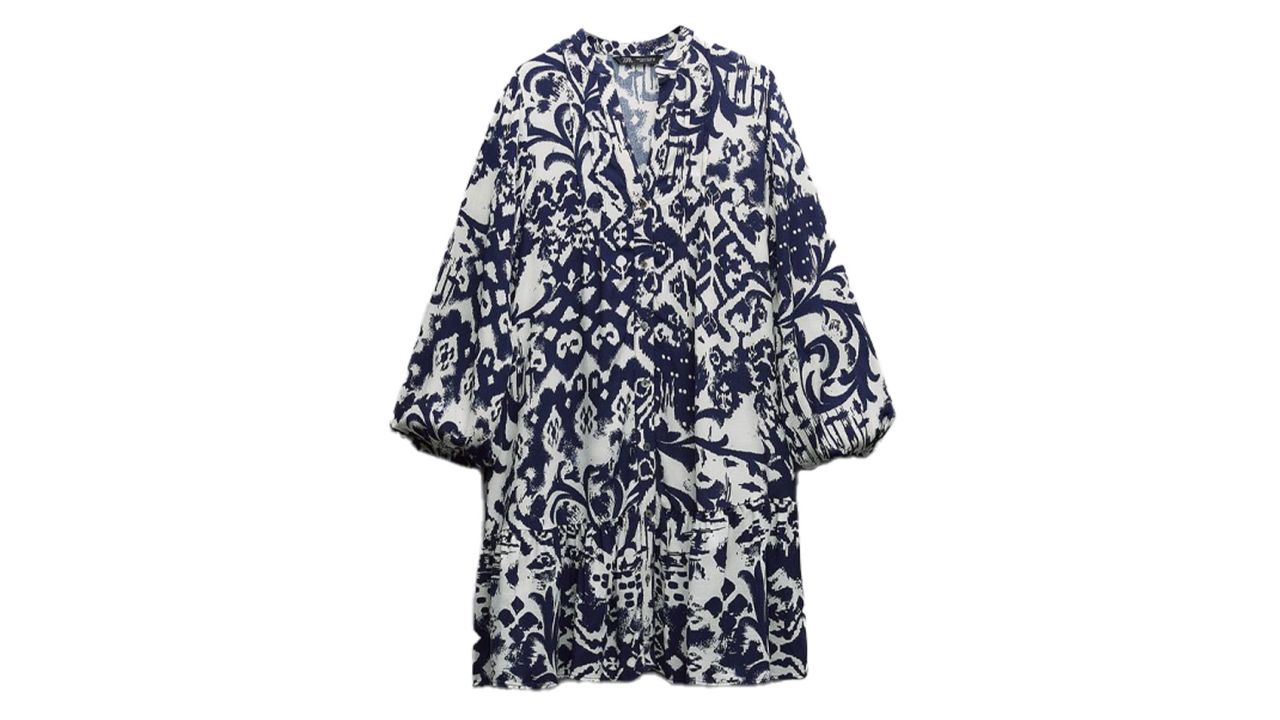 Zara Printed Mini Dress