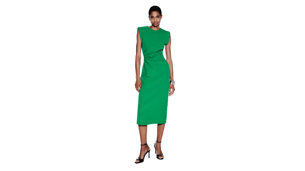 Zara Tailored Waist Midi Dress cnnu.jpg