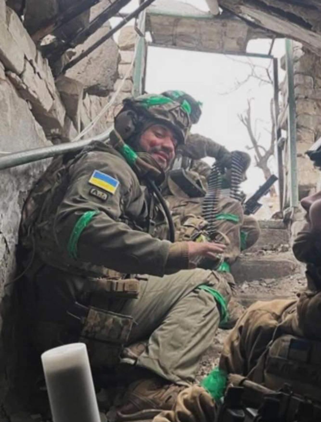 Former US soldier Zachary Ford, 26, from Missouri is seen in an undated photo from Ukraine, where he volunteered as a fighter with Ukrainian forces.