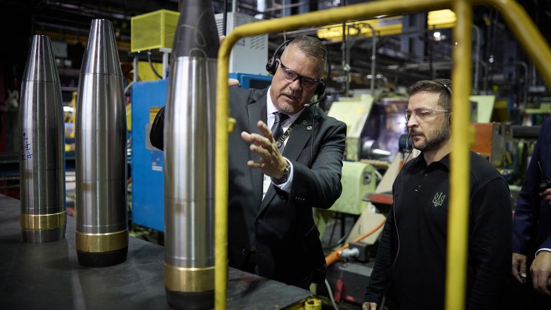 Ukraine’s Zelensky tours Pennsylvania ammunition plant as he begins US visit to present ‘victory plan’ to defeat Russia