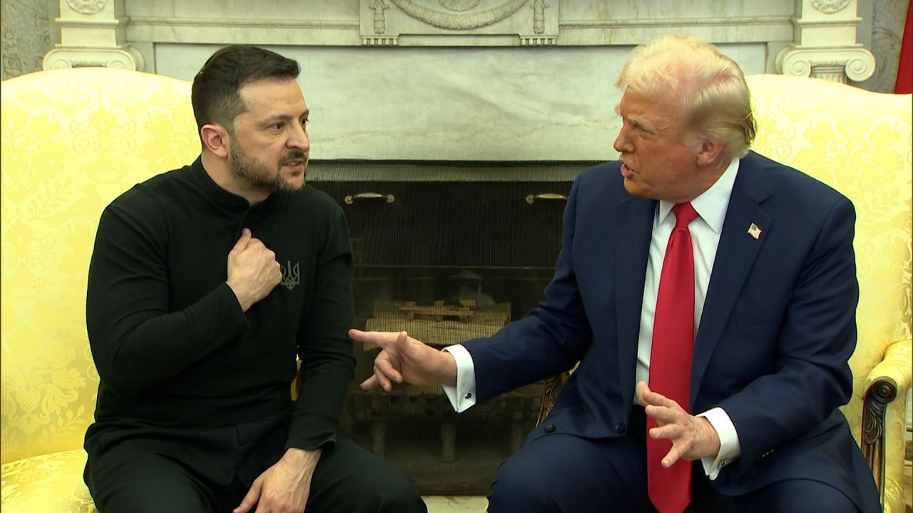 Watch tense Oval Office argument between Zelensky, Trump and Vance