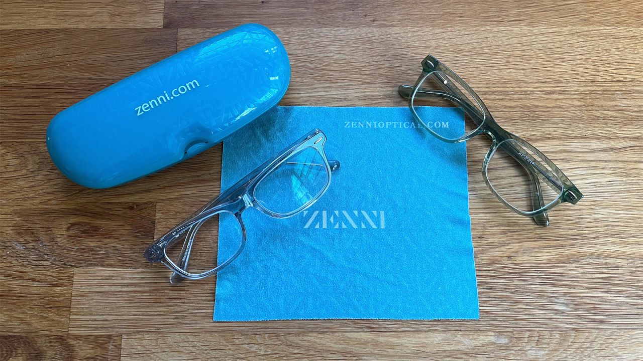 Underscored best glasses Zenni product shot