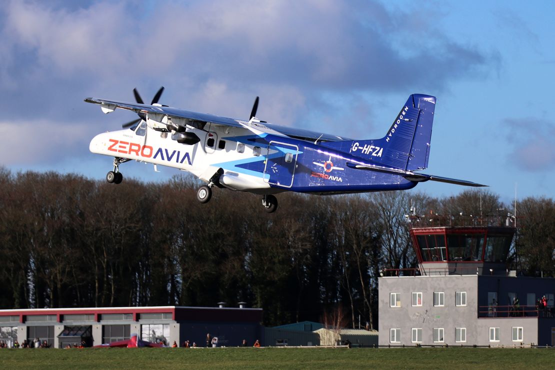 ZeroAvia has completed short test flights of a small battery-powered electric airplane.