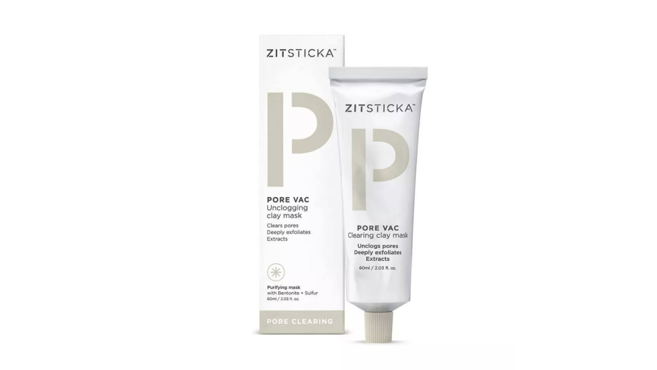 ZitSticka Pore Vac Clearing Clay Face Mask for acne