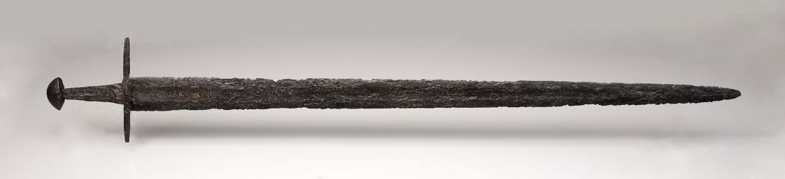 Measuring one meter (3.3 feet) in length, the sword could have been wielded in one hand.