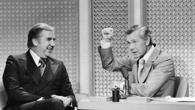 THE TONIGHT SHOW STARRING JOHNNY CARSON  -- Pictured: (l-r) Announcer Ed McMahon during an interview with Host Johnny Carson on May 31st, 1972 -- (Photo by: NBC/NBCU Photo Bank via Getty Images)