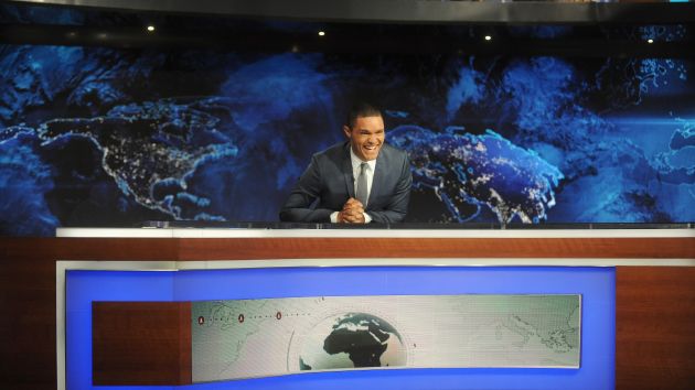 NEW YORK, NY - SEPTEMBER 28:  Trevor Noah hosts Comedy Central's "The Daily Show with Trevor Noah" premiere on September 28, 2015 in New York City.  (Photo by Brad Barket/Getty Images for Comedy Central)