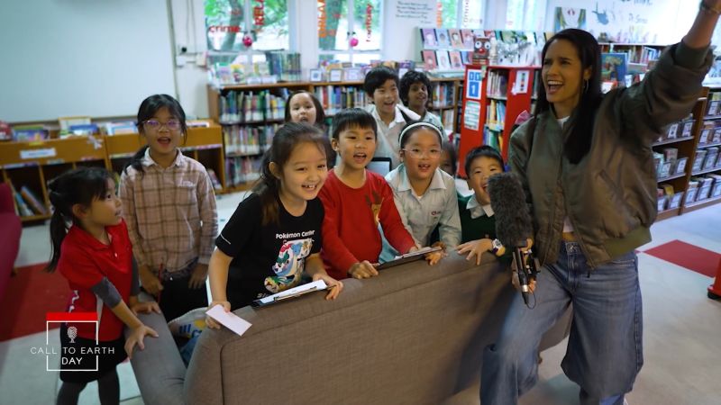 Children from around the world unite to celebrate the planet