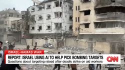 <p>New claims that the Israeli military uses artificial intelligence to identify targets for missile strikes raises questions. CNN's Fred Pleitgen investigates. </p>