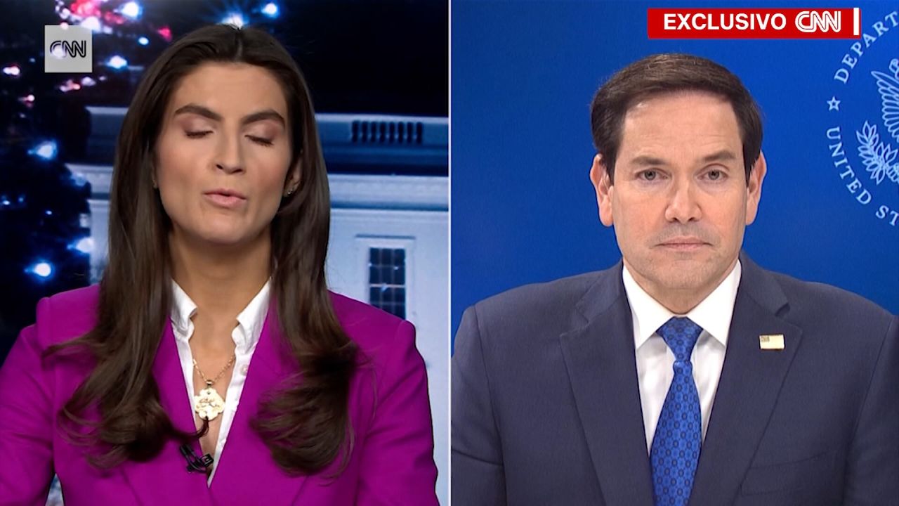 <p>Kaitlan Collins, de CNN, habla con el secretario de Estado de EE.UU., Marco Rubio, sobre la feroz reunión entre el presidente Donald Trump y el presidente de Ucrania, Volodymyr Zelensky.</p>