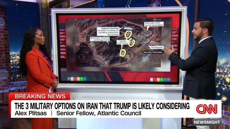 Three military possibilities for Iran that Trump is likely considering