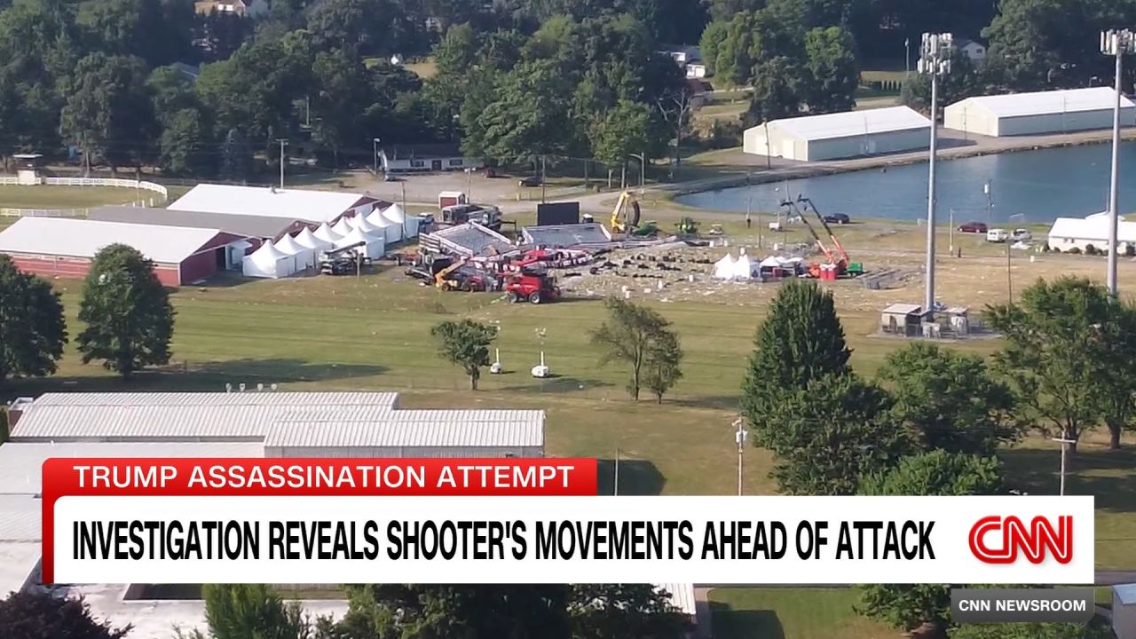 <p>trump shooting investigation freeman lkl 07173aseg2 cnni us fast</p><p>The US Secret Service was “solely responsible” for the implementation and execution of security at the site of Saturday’s rally for former President Donald Trump, Secret Service Director Kimberly Cheatle told CNN. Danny Freeman reports on the latest developments in the investigation.</p>