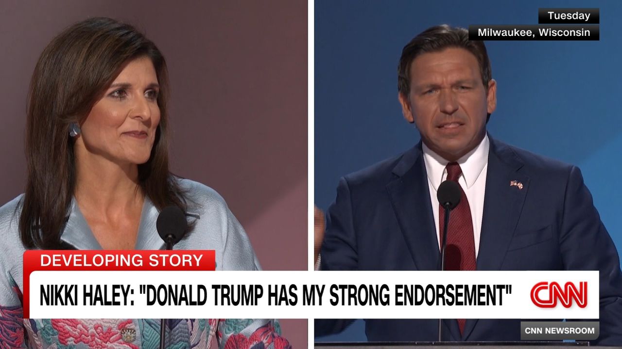 <p>Notable past GOP critics of Donald Trump took the stage on the second day of the Republican National Convention in support of the party’s official nominee for president at the Republican National Convention. CNN's Kristen Holmes reports.</p>