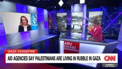 <p>“This is a notable improvement from where we were a couple of months ago” says the head of the U.N.'s International Organization for Migration. But Amy Pope tells Becky Anderson there is a dire need for durable housing for displaced Palestinians.</p>