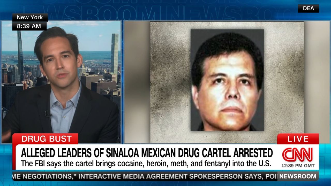 <p>Alleged leaders of Sinaloa drug cartel, including the son of the notorious drug lord "El Chapo", have been arrested; Polo Sandoval explains how it happened.???</p>