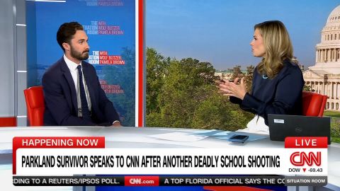 <p>David Hogg, who survived the shooting at Marjory Stoneman Douglas High School in 2018, joined CNN's Pamela Brown to share his thoughts and call to action after the tragedy at a Minneapolis Catholic school. He says this moment is one where members on both sides of the aisle can come together to enact change.</p>