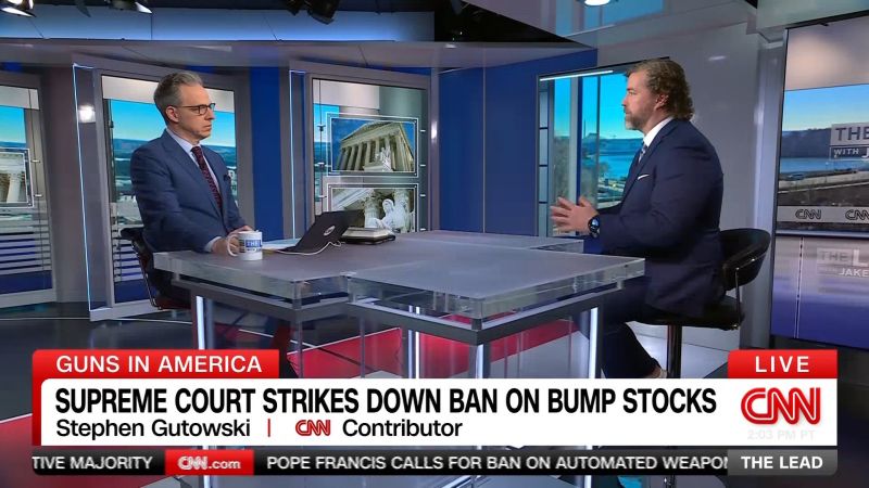 Supreme Court strikes down ban on bump stocks