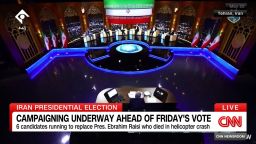 <p>The final stretch of campaigning is underway in Iran ahead of Friday's presidential election. CNN's Fred Pleitgen reports from Tehran.</p>