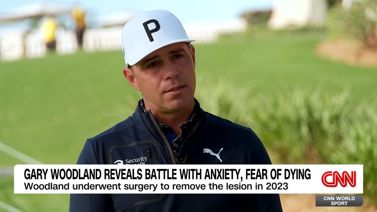 <p>PGA star Gary Woodland won the US Open in 2019, but a few years removed, he was having these irrational fears, anxiety, and even a fear of dying. His doctors discovered a lesion growing on his brain, causing pressure that was triggering all of these feelings. About 18 months ago, he underwent surgery, and his comeback has been remarkable. He's playing in The Players Championship in Florida, and that's where he caught up with World Sport's Don Riddell.</p>