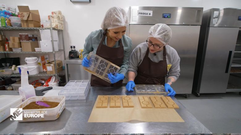 <p>CNN's Anna Stewart visits a British chocolate factory to learn their formula for marketing luxury goods. </p>