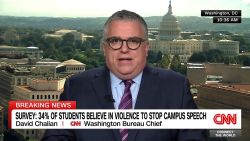 <p>There's a significant change in students’ attitudes on college campuses towards violence and free speech, according to the Foundation for Individual Rights and Expression. David Chalian tells Eleni Giokos what the findings mean for America's ability to tolerate different views.</p>