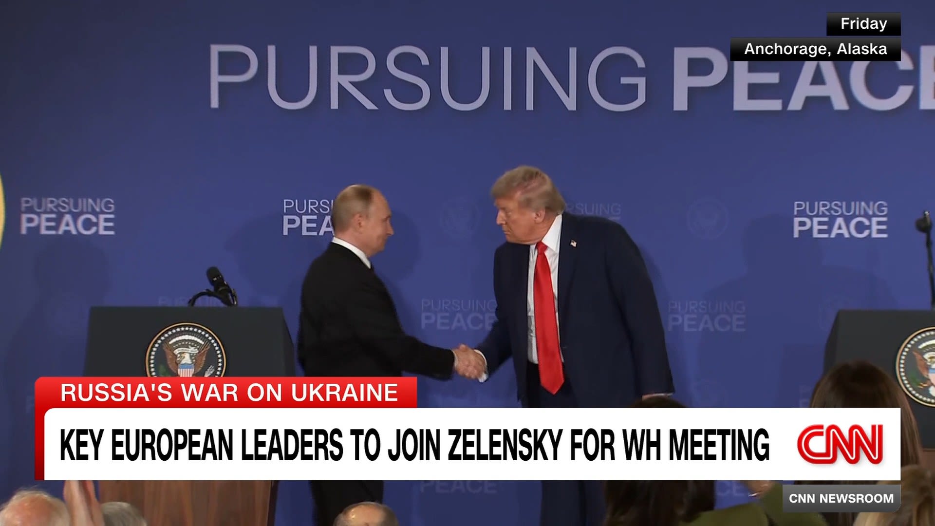 <p>Ben Wedeman reports on Zelensky's upcoming meeting at the White House and reinforcement from European leaders.</p>