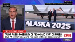 <p>U.S. President Donald Trump raised the possibility of an “economic war” on Russia, if President Vladimir Putin refuses to end the conflict with Ukraine. CNN's Frederik Pleitgen has more from Moscow. </p>