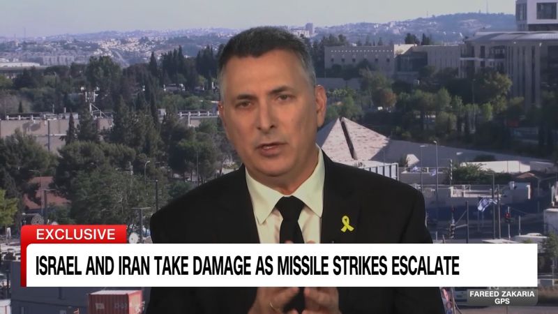 On GPS: Exclusive Israeli foreign minister on Iran strikes