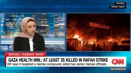 <p>An Israeli airstrike in Rafah, Gaza leaves dozens dead after hitting a camp housing displaced people. The IDF says it targeted a Hamas compound. CNN's Nada Bashir joins Max Foster with the details. </p>